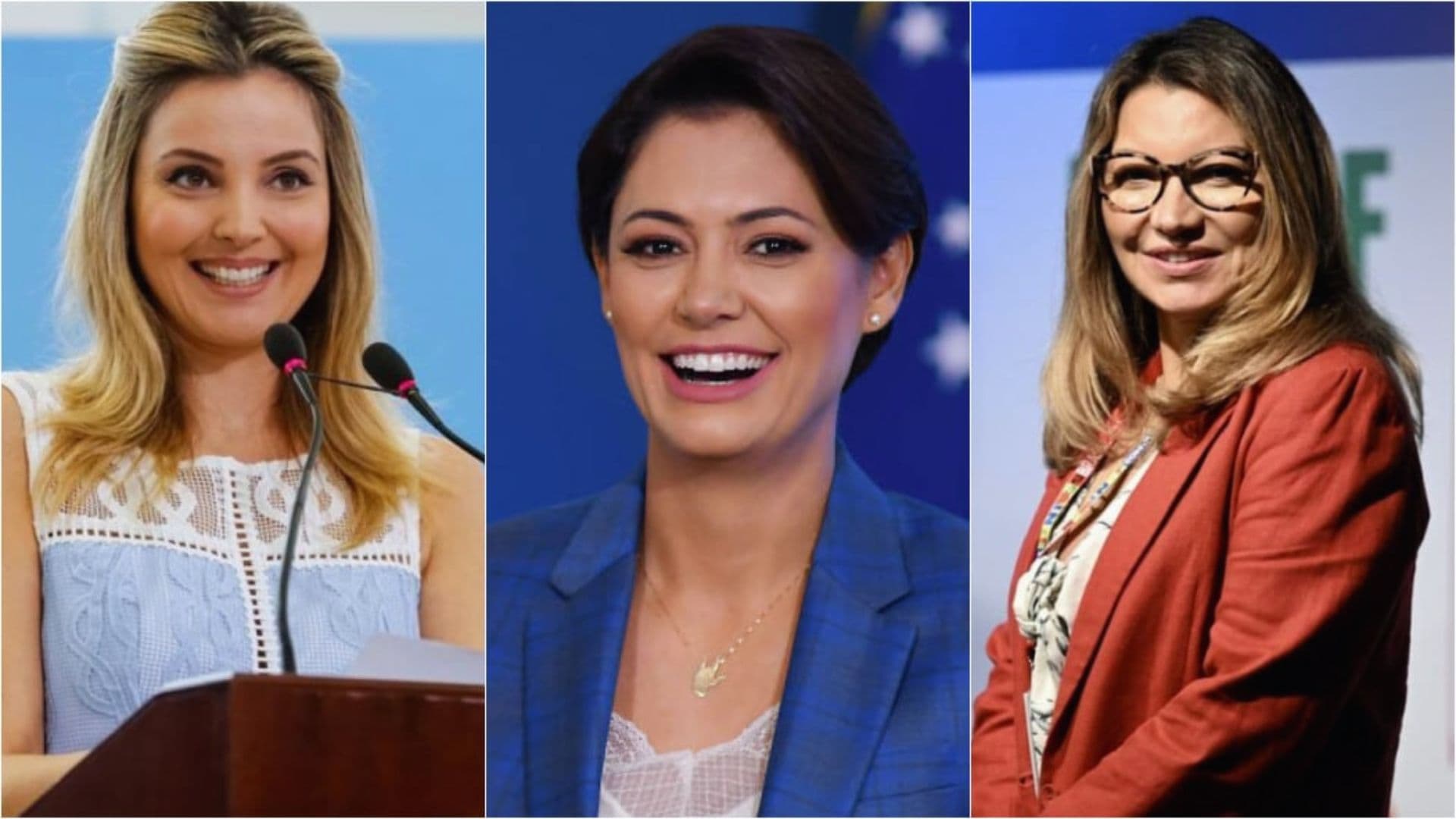 Marcela Temer, Michelle Bolsonaro e Janja da Silva