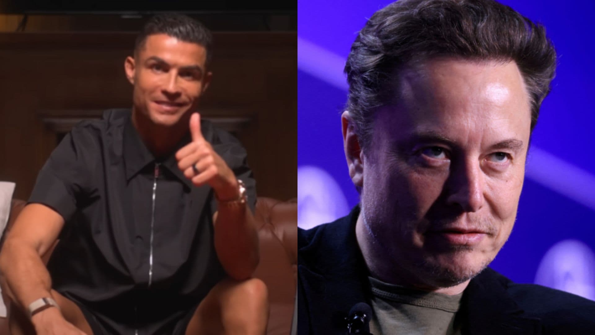 Cristiano Ronaldo e Elon Musk