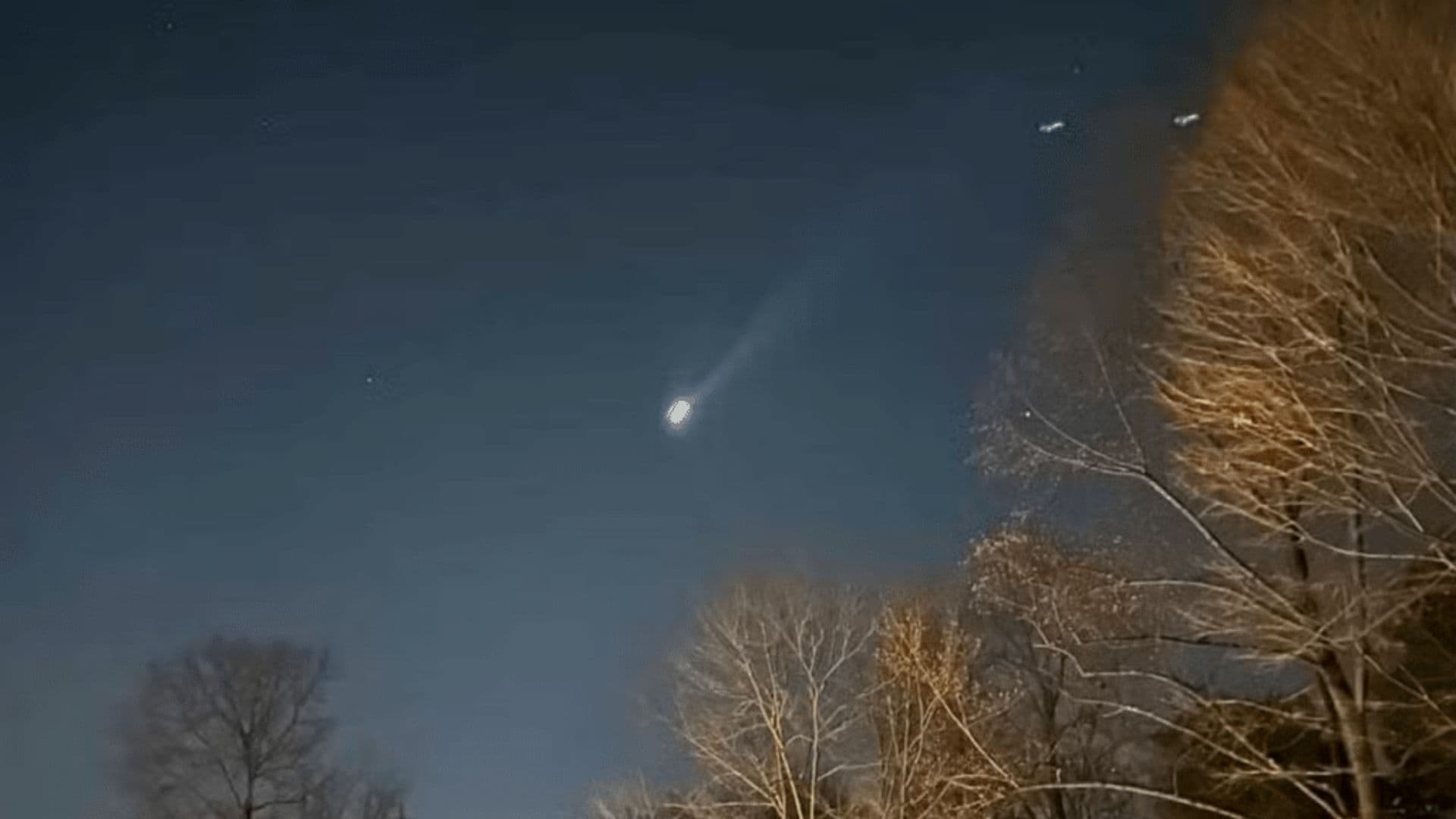 Imagem de um drone avistado em Nova Jersey
