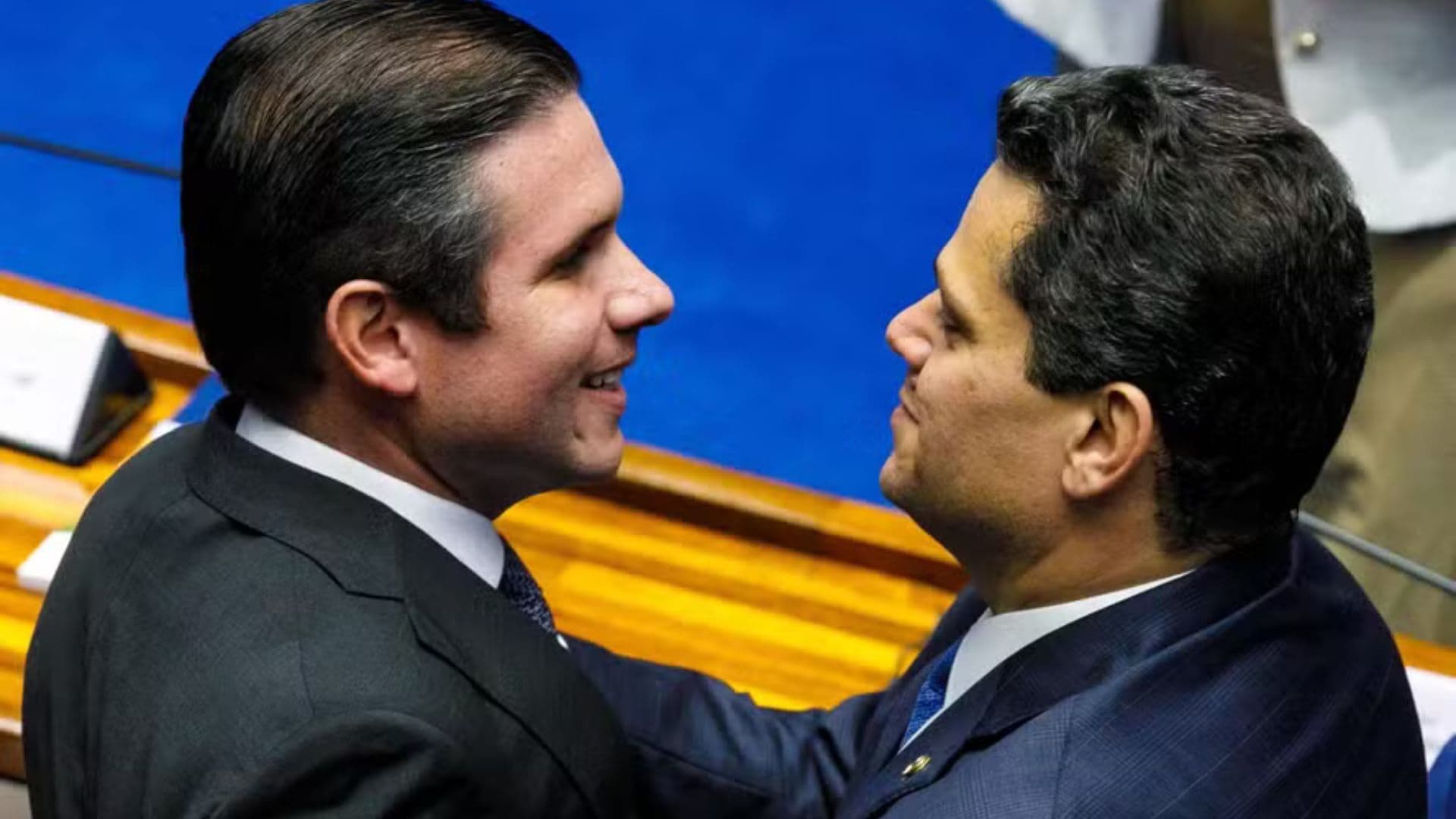Os novos presidentes da Camara e do Senado, Hogo Mota Davi Alcolumbre