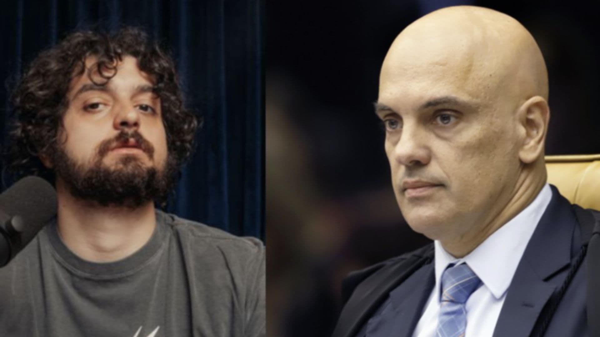 Monark e Alexandre de Moraes.