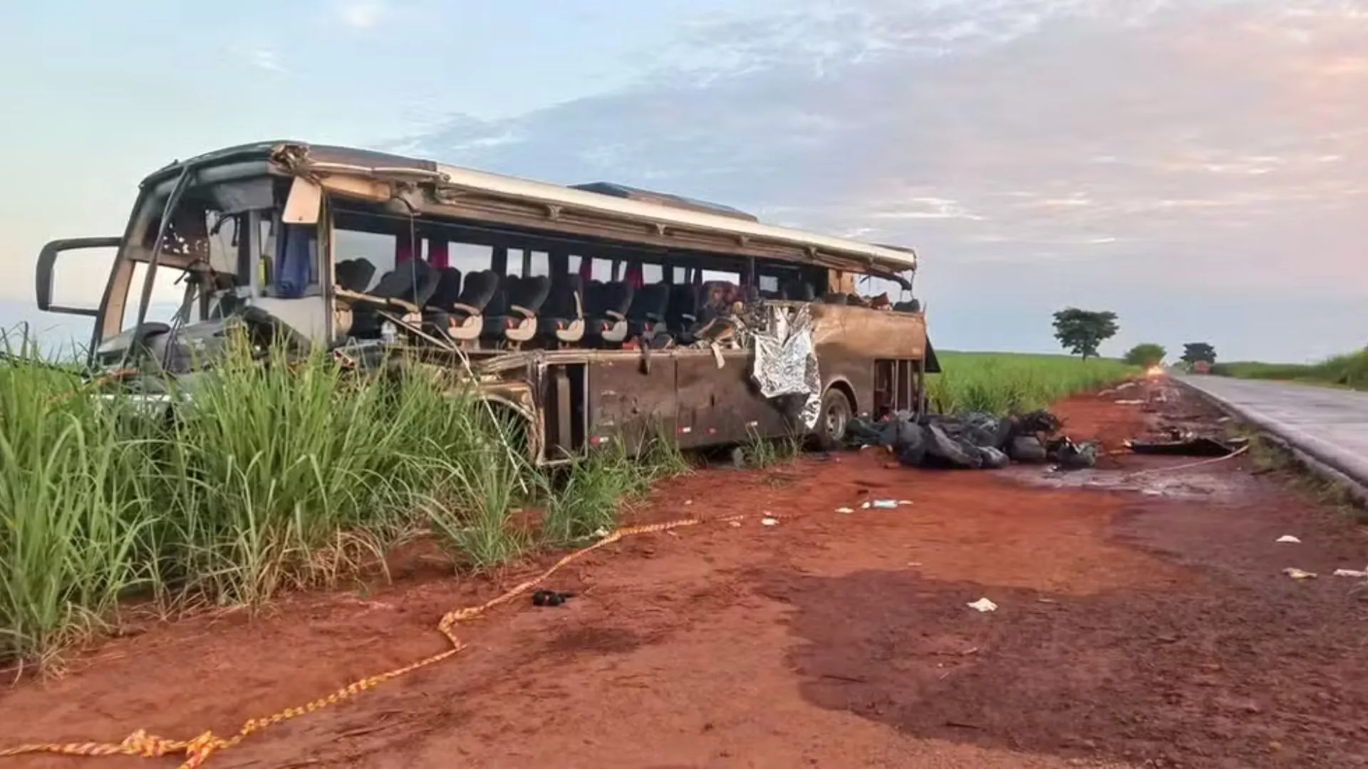 acidente de ônibus no interior de São Paulo