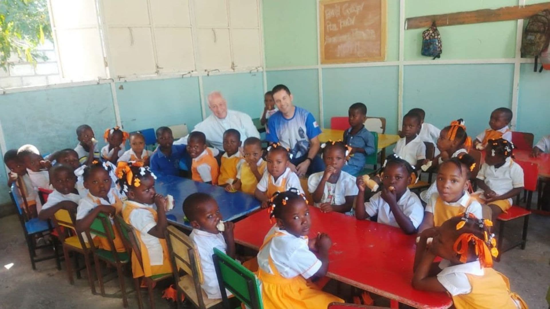 Imagem mostra uma das escolas da Missão Belém no Haiti.