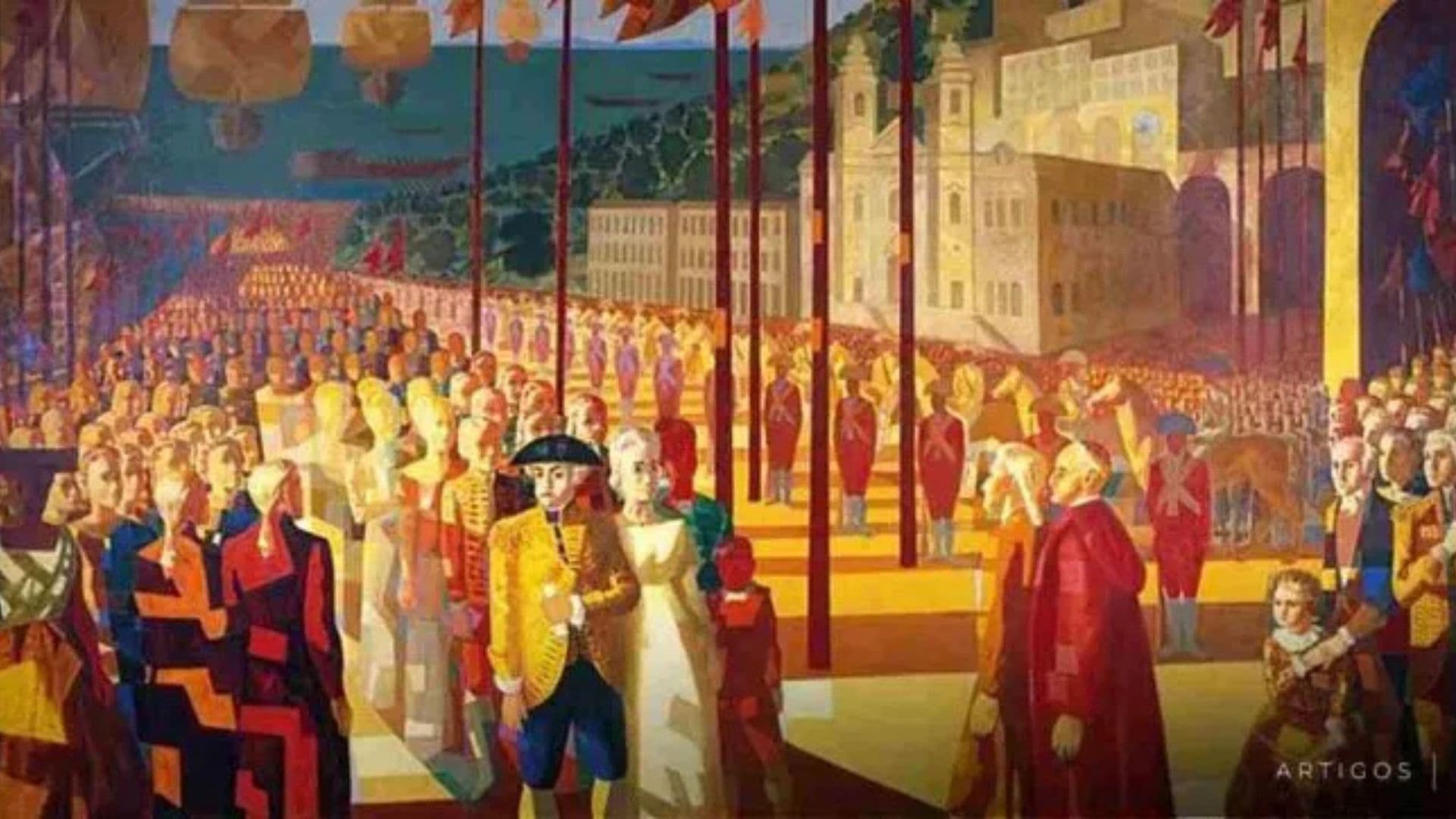 Ao chegar ao Brasil, Família Real pedia casas aos populares.
