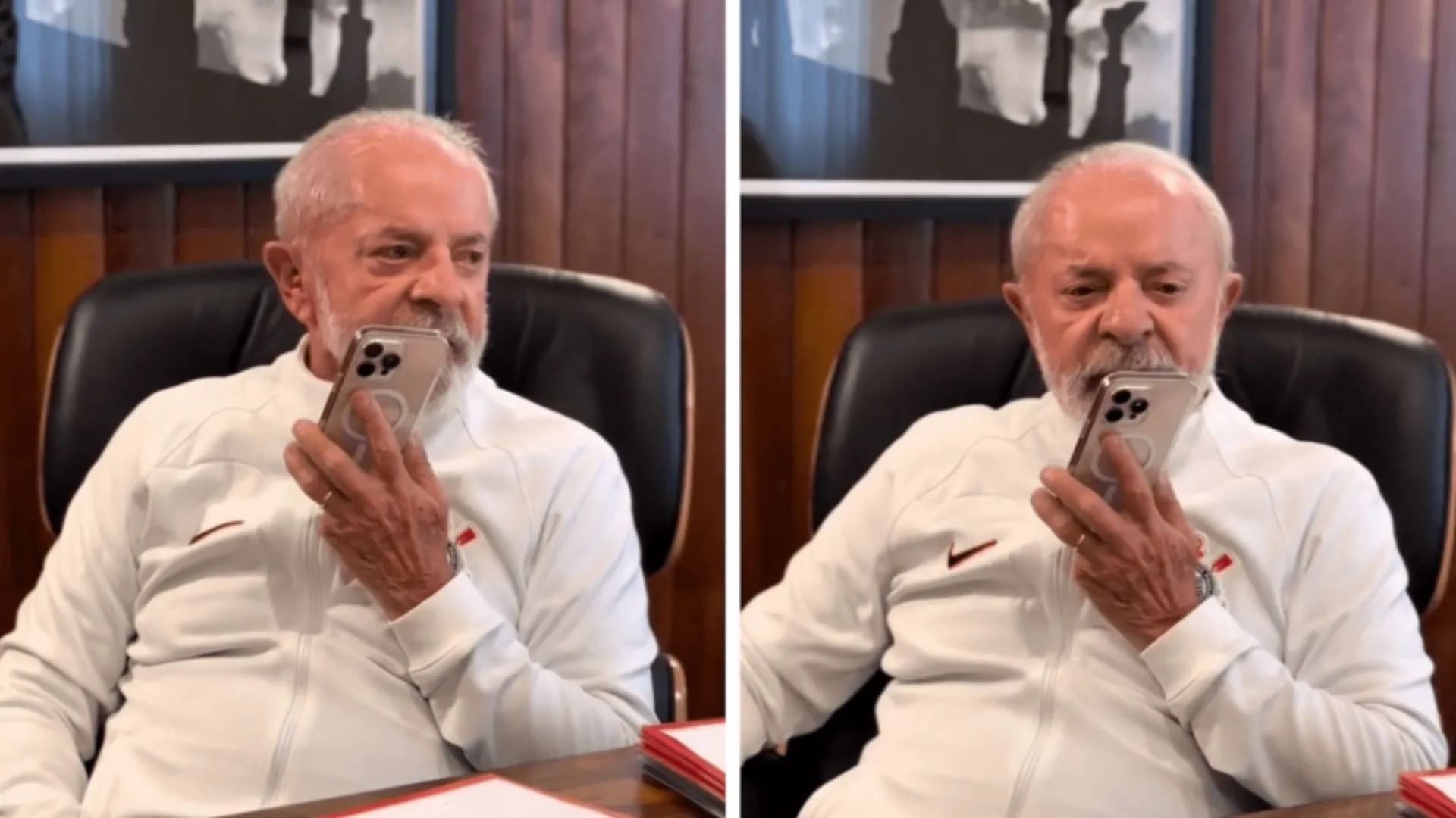 Lula e janja ligam para Walter Salles