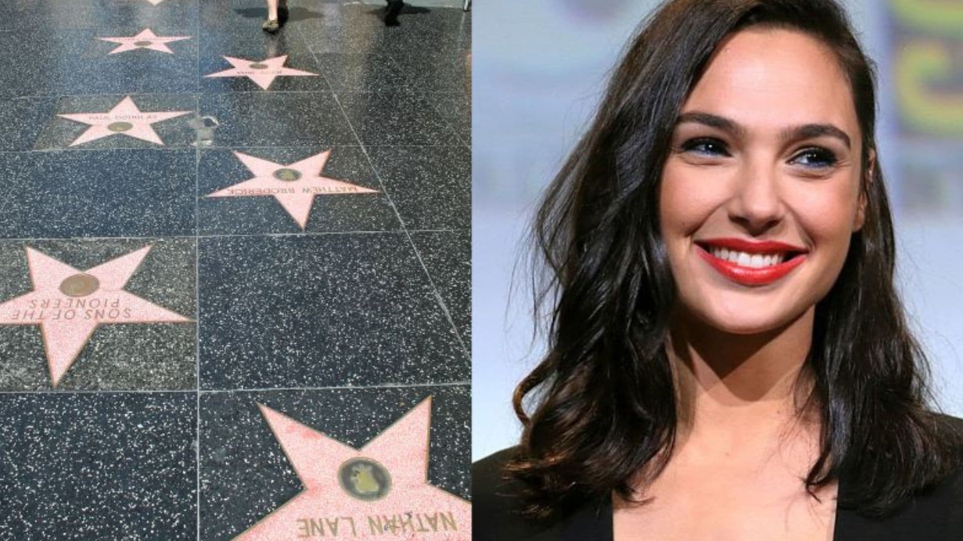 Atriz Gal Gadot, de Mulher-Maravilha, é perseguida em cerimônia na Calçada da Fama