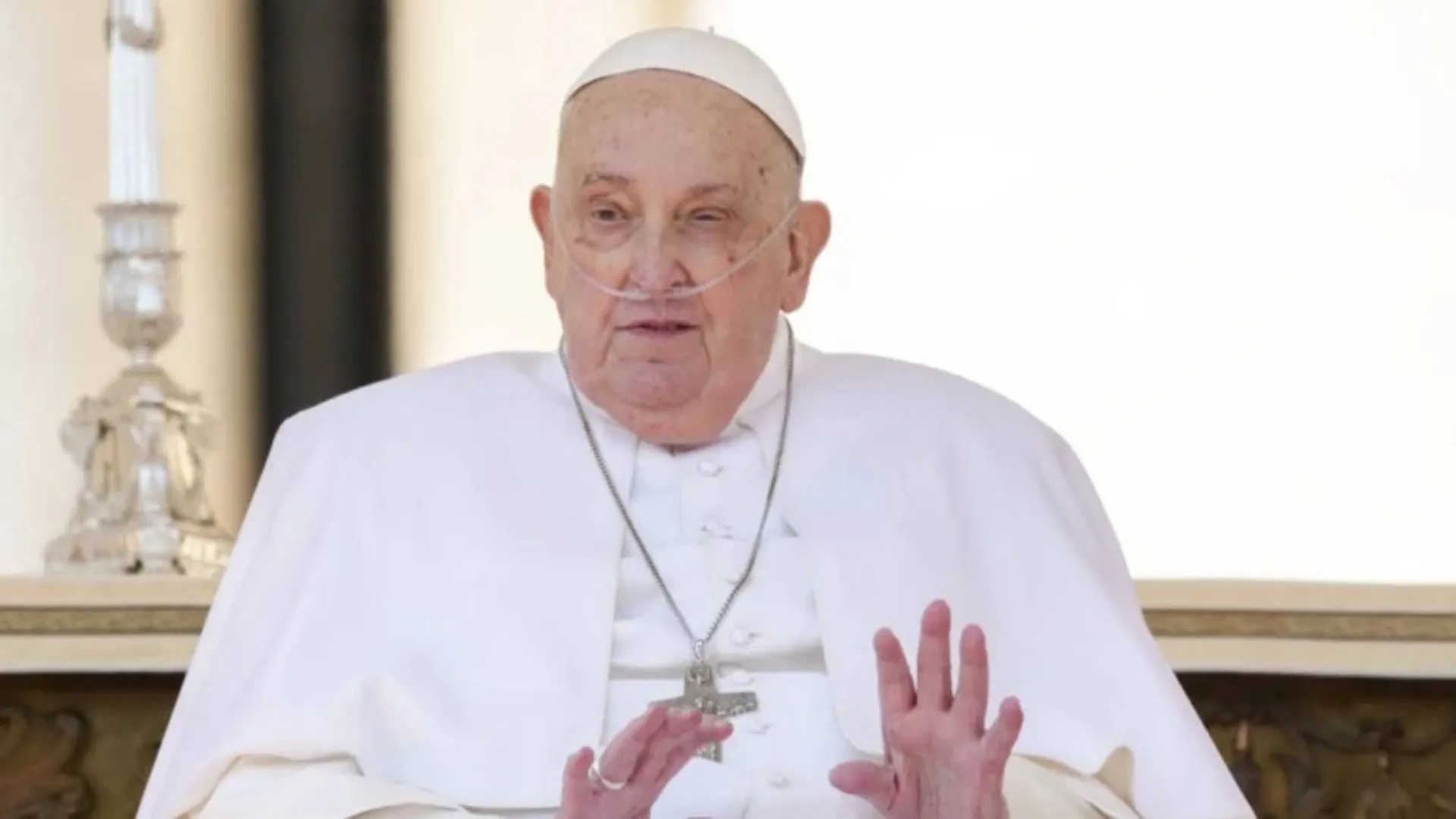 Papa Francisco na praça São Pedro