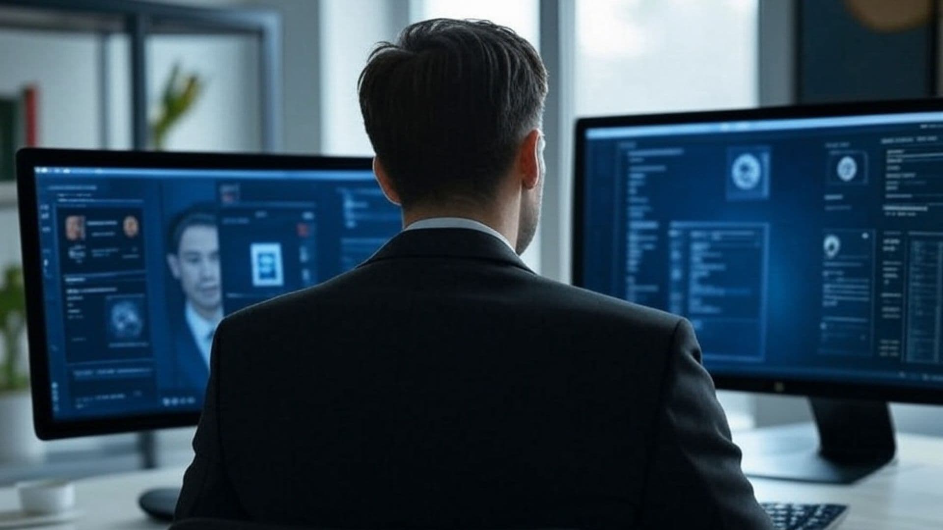 Um homem trabalhando com a IA, novas ferramentas do tipo impactarão 40% dos empregos no mundo.