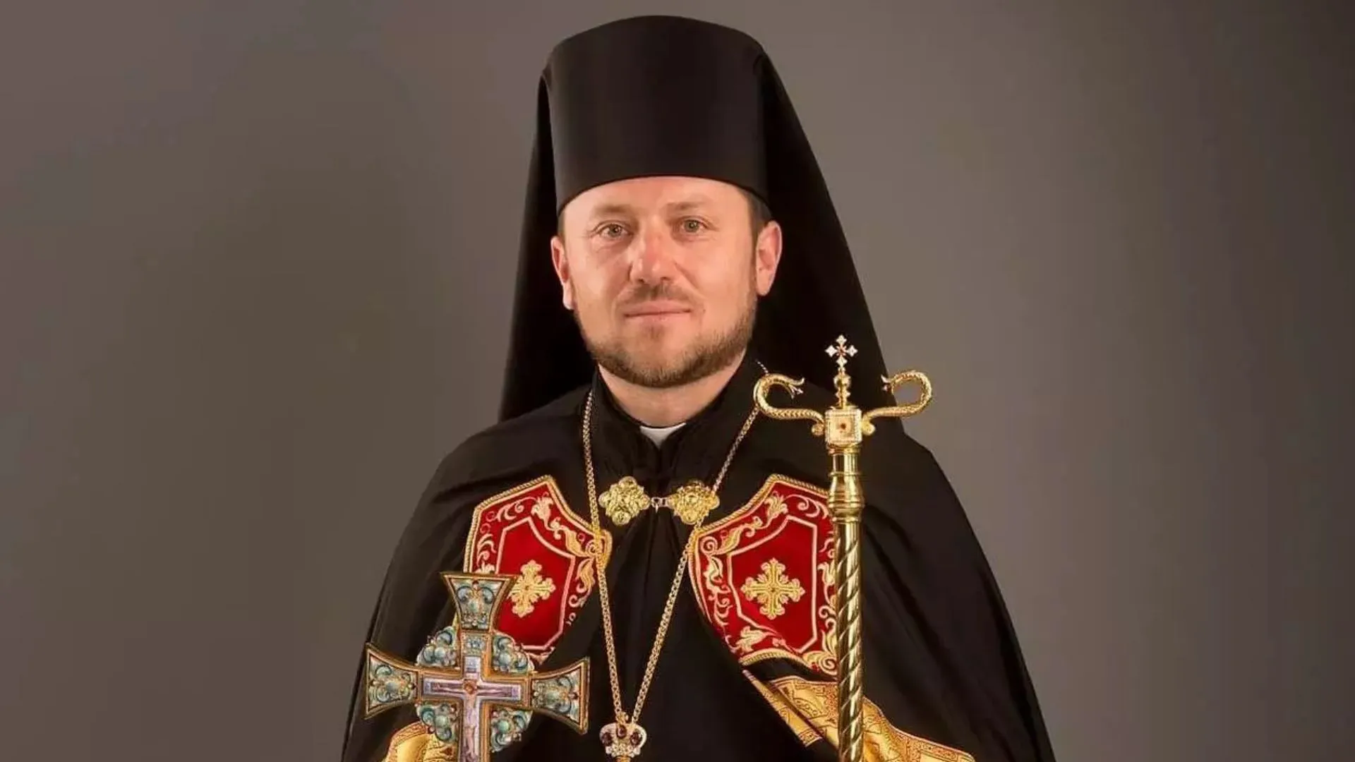 Cardeal Mykola antes de ser nomeado cardeal com as vestes de bispo