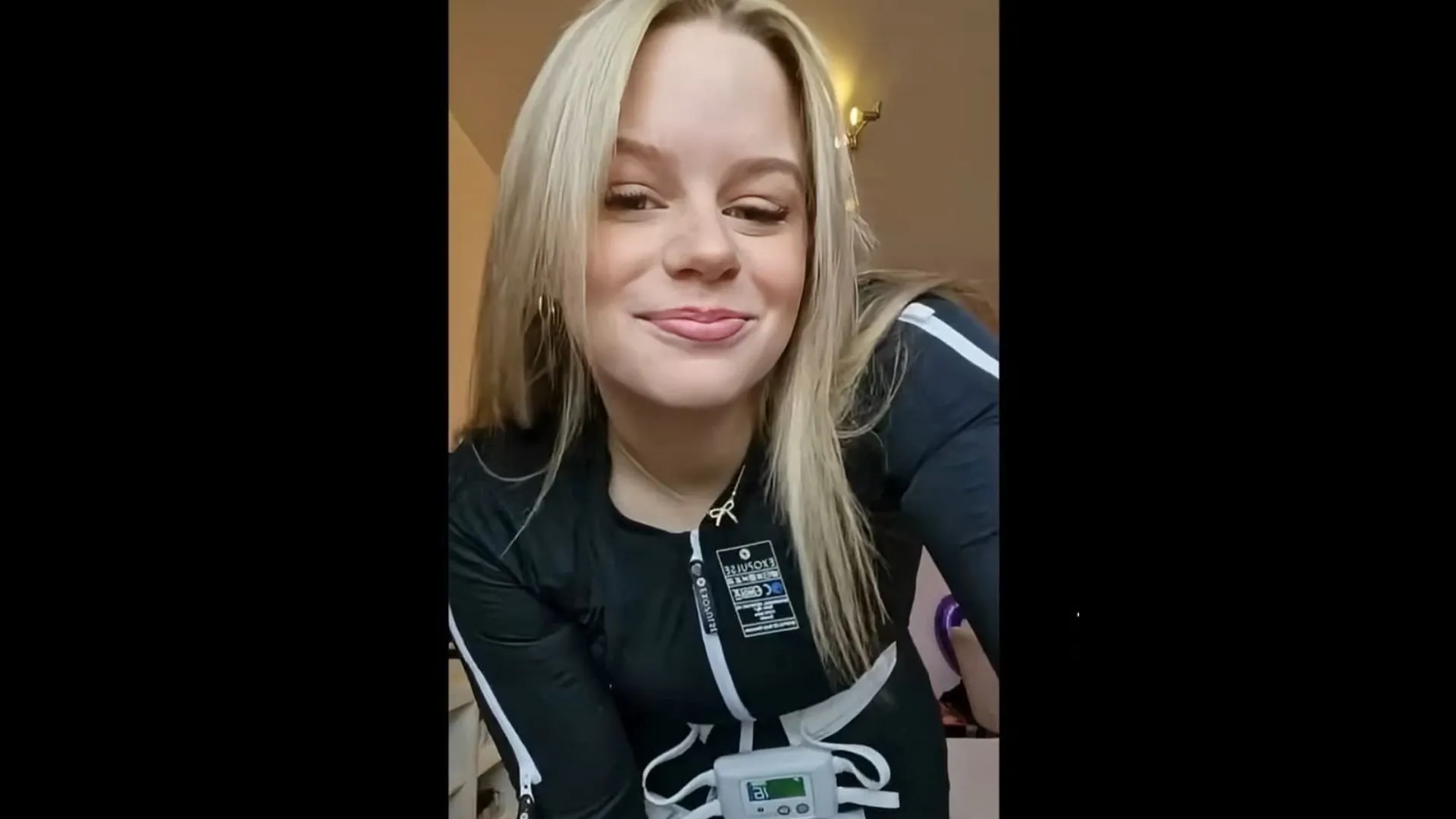 Emelie após dar seus primeiros passos