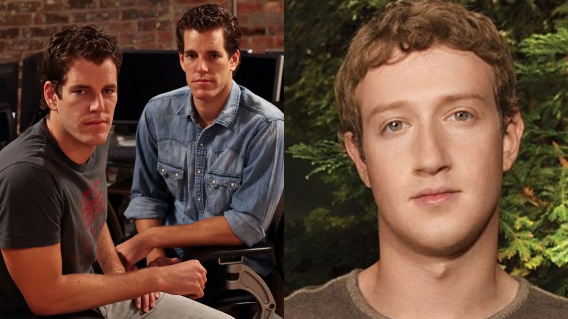 Tyler e Cameron Winklevoss ficaram conhecidos mundialmente após o processo movido contra Mark Zuckerberg.