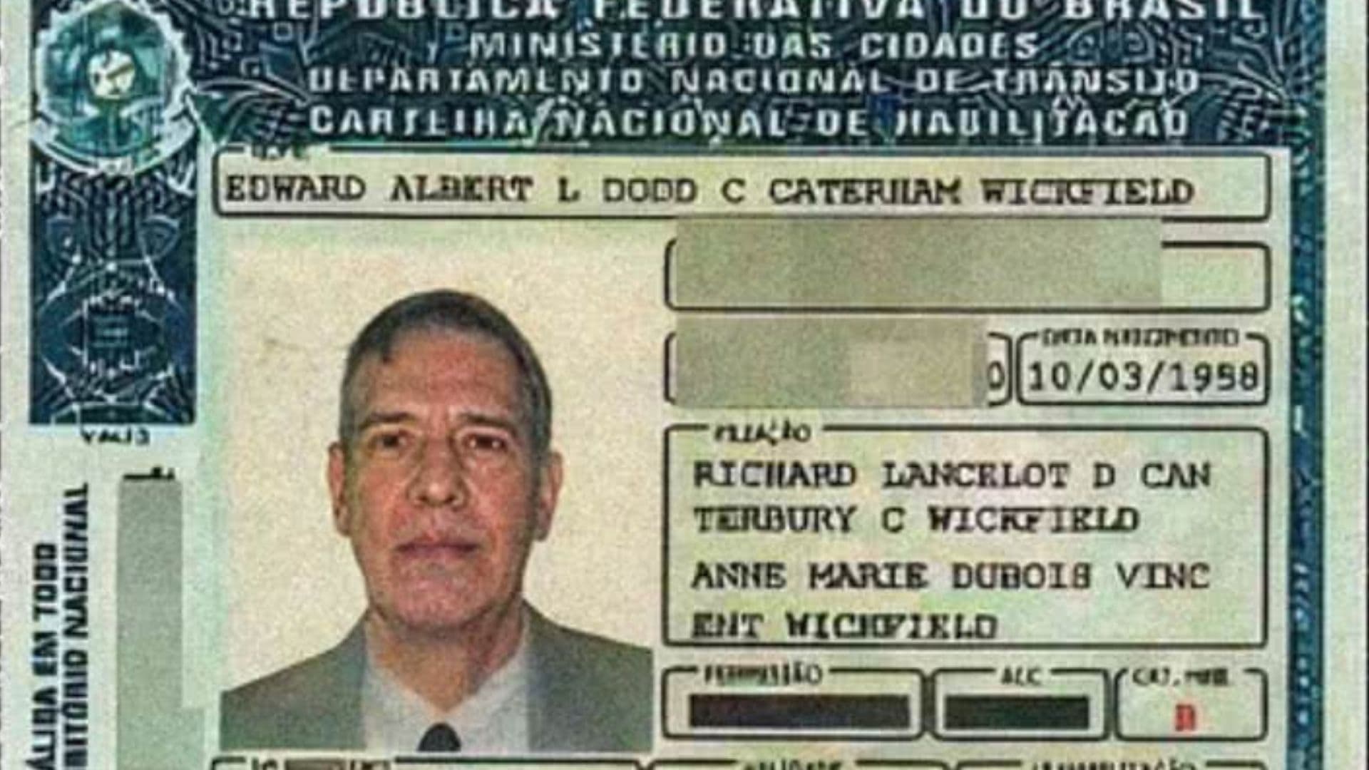 Imagem do RG do ex-magistrado