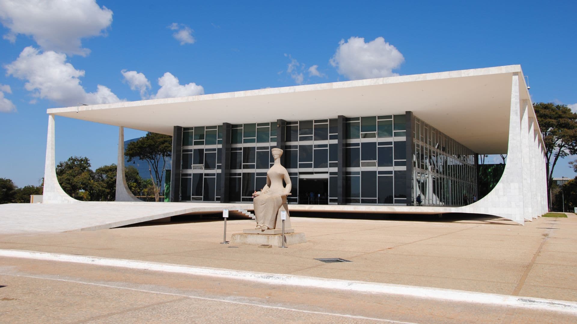 Sede do STF. Corte vai votar sobre liberdade de expressão.