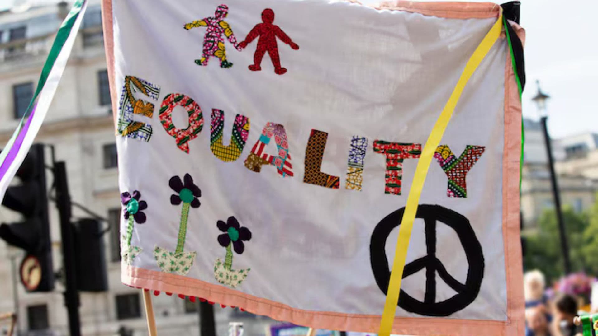 Imagem de um protesto feminista.