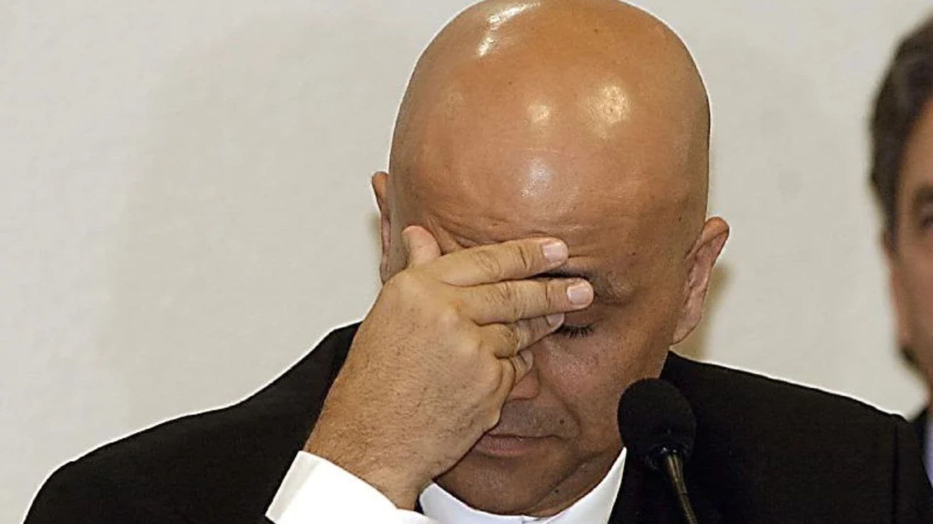 Marcos Valério durante delação sobre o esquema do Mensalão.