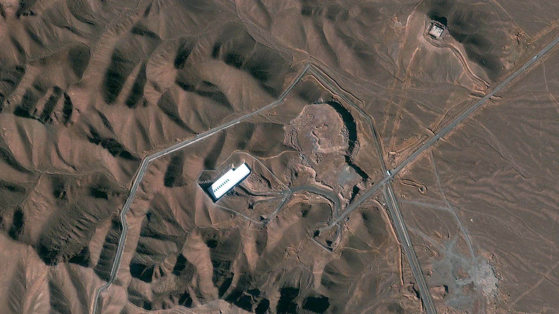 Imagem da usina nuclear de Fordow
