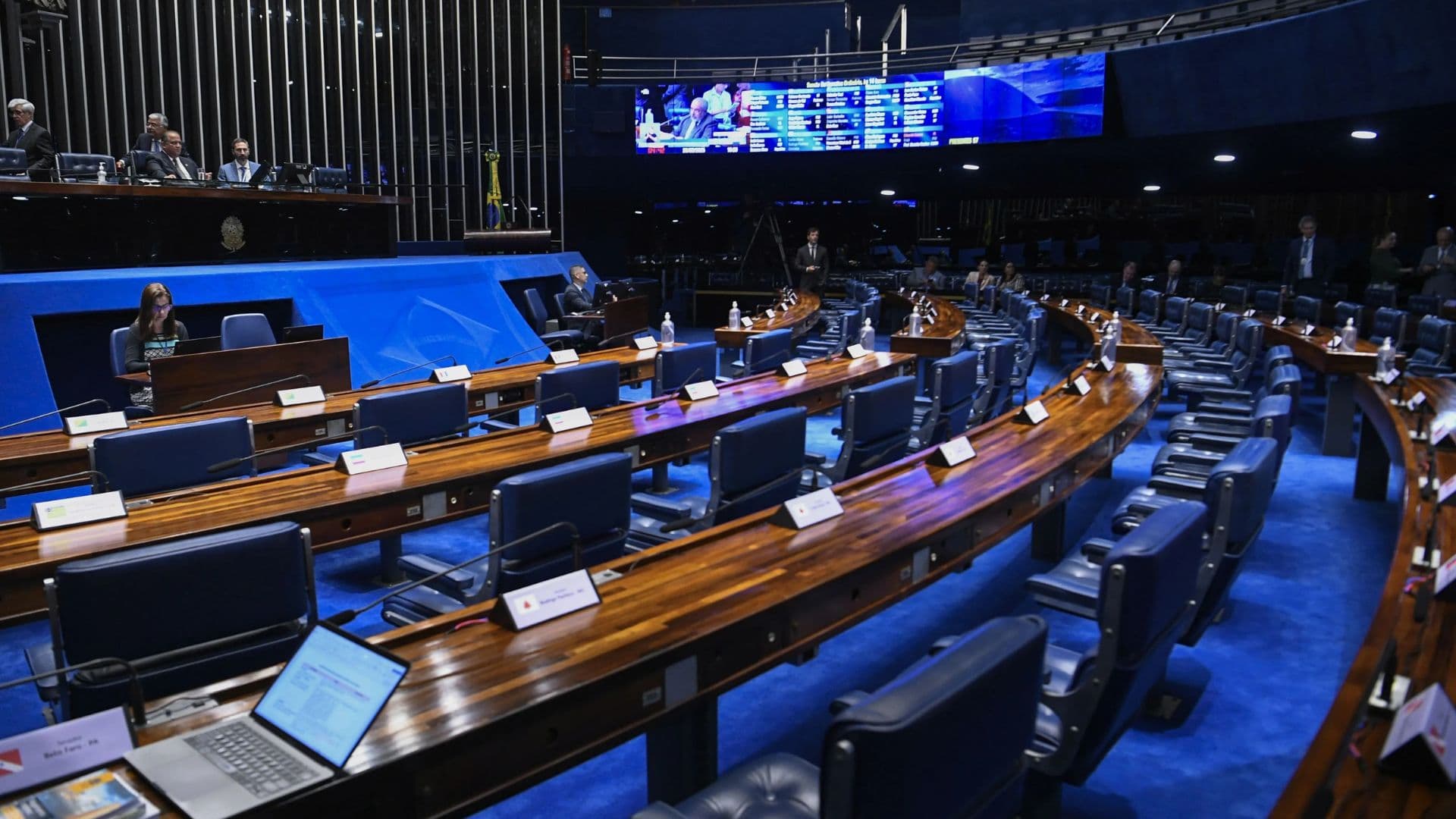 imagens de dentro do Senado