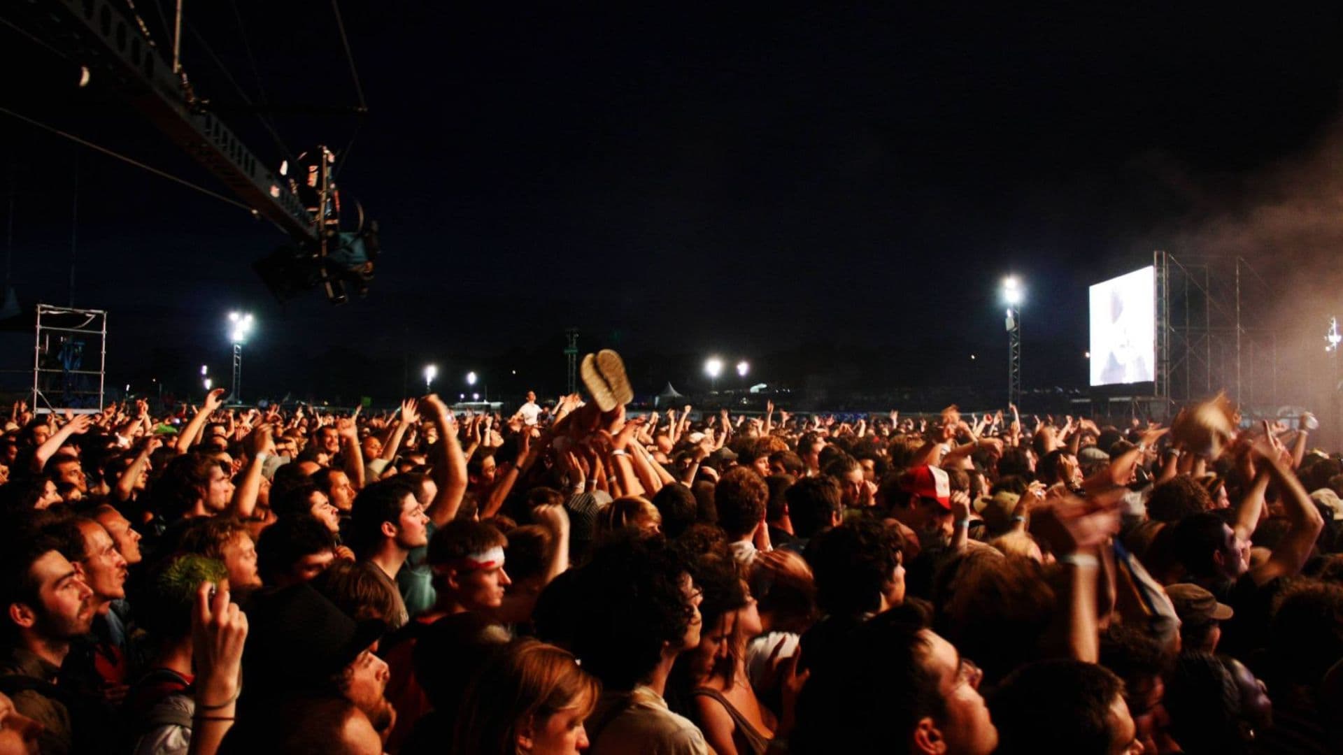 imagem do festival de música na França