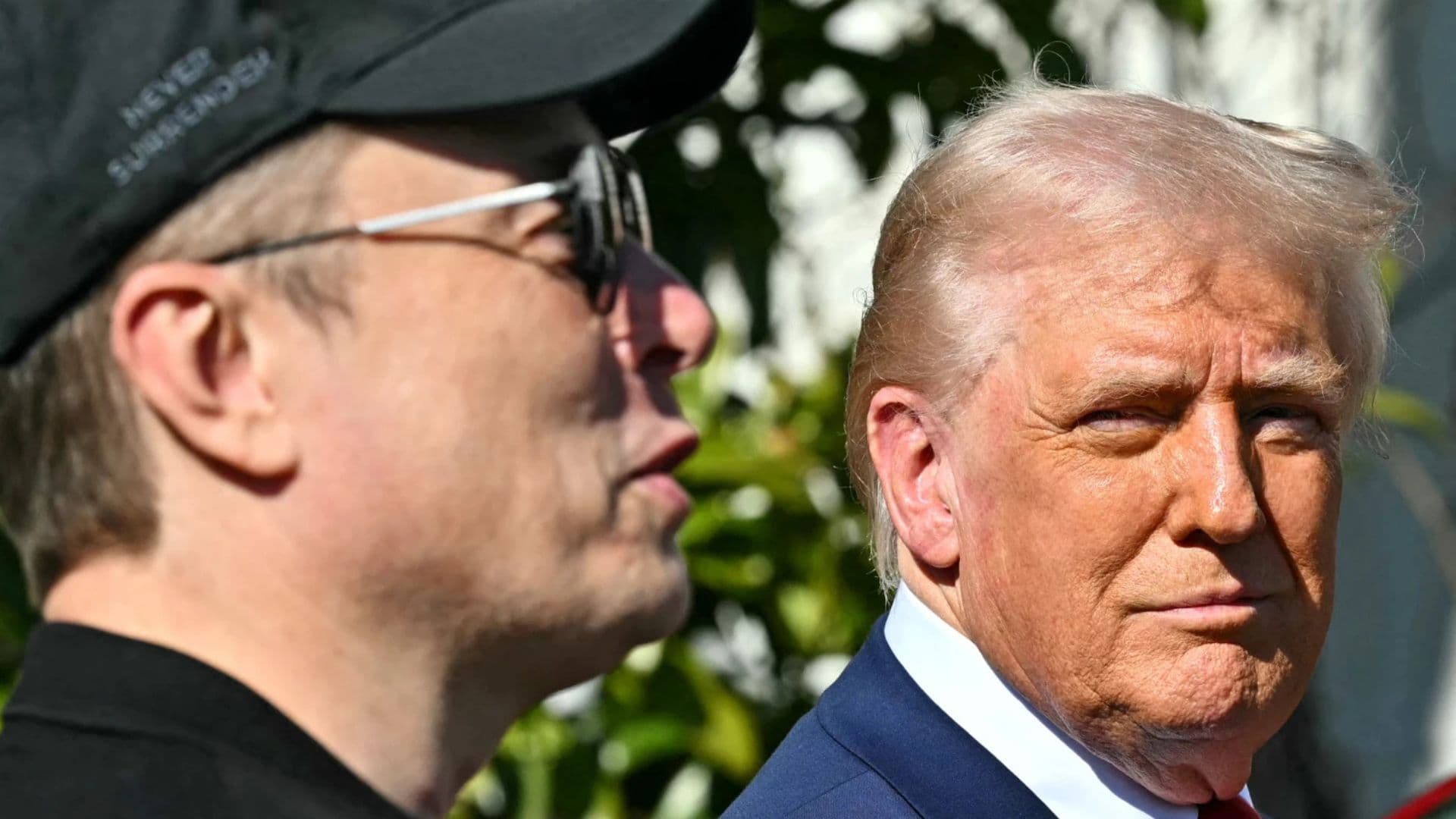 Elon Musk e Trump.