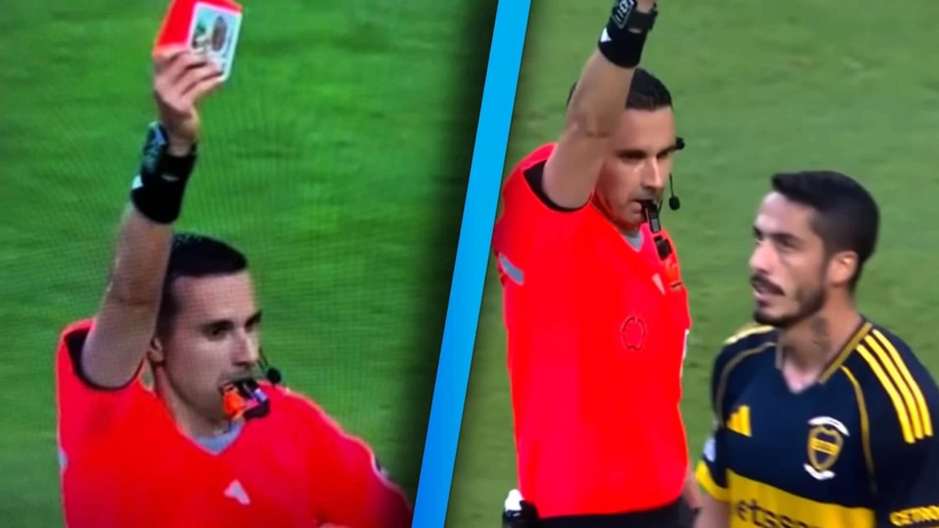 Árbitro expulsa jogador com Santinho de Nossa Senhora