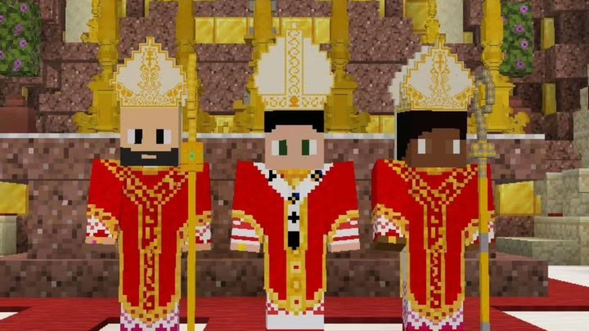 Imagem da arquidiocese no minecraft.