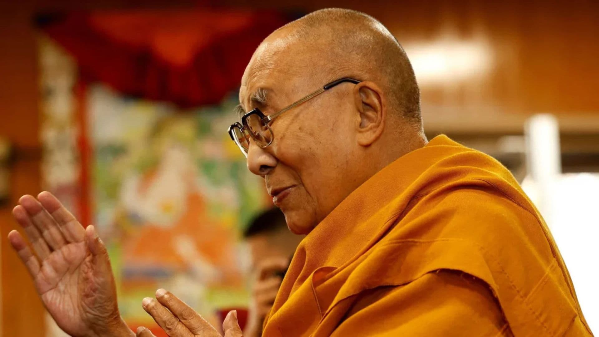Líder o budismo tibetano atualmente.