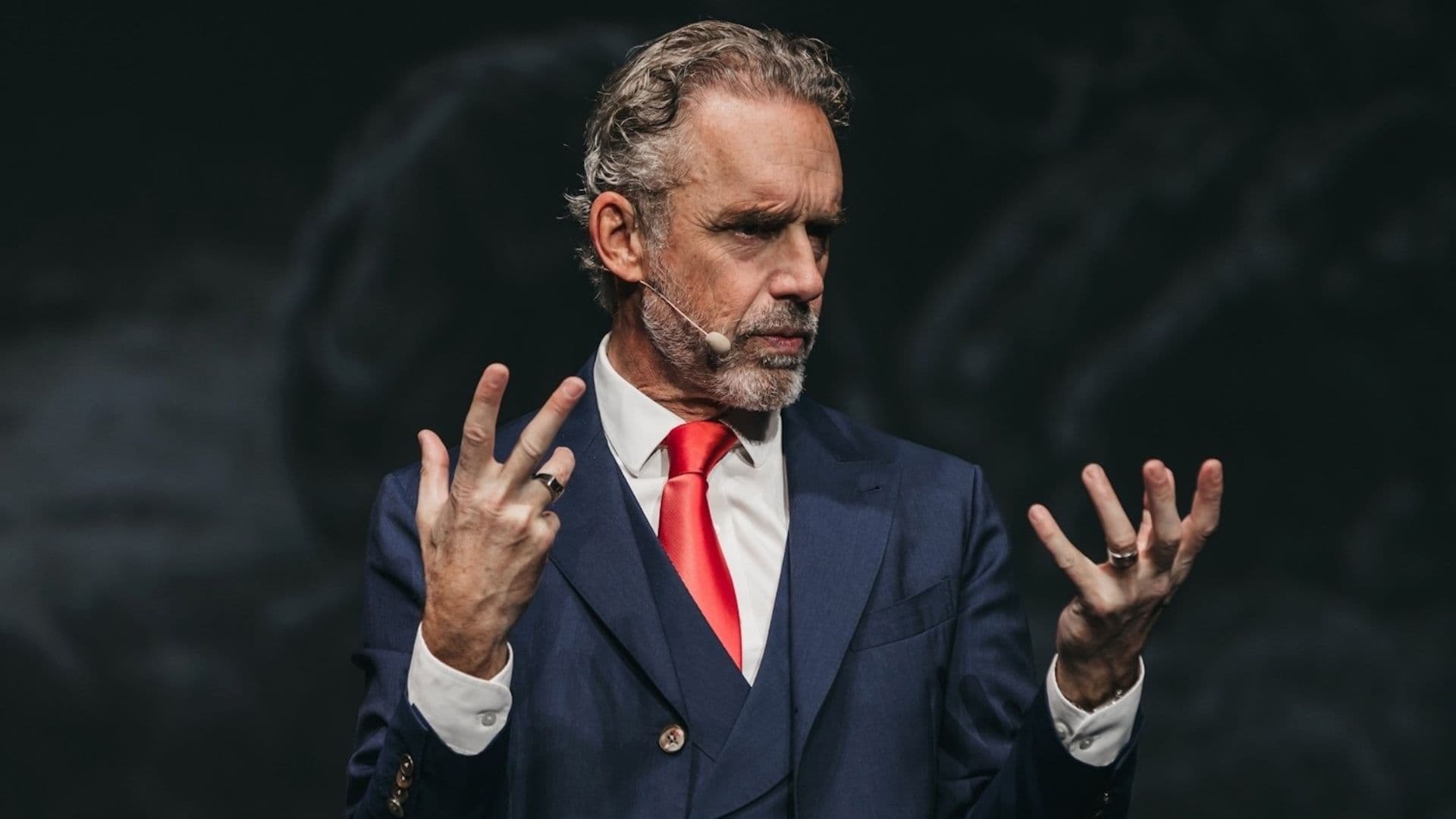Jordan Peterson falando sobre algo.