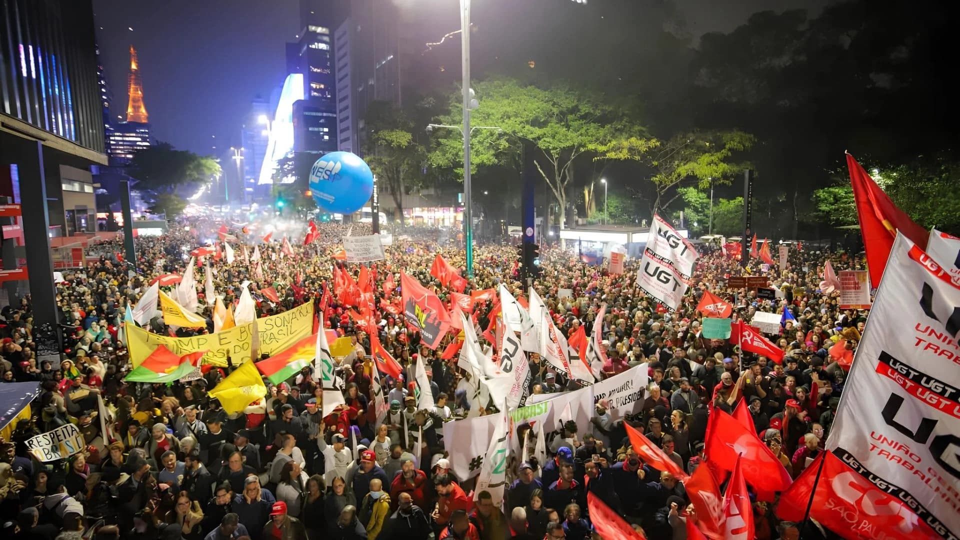 Manifestação na Paulista