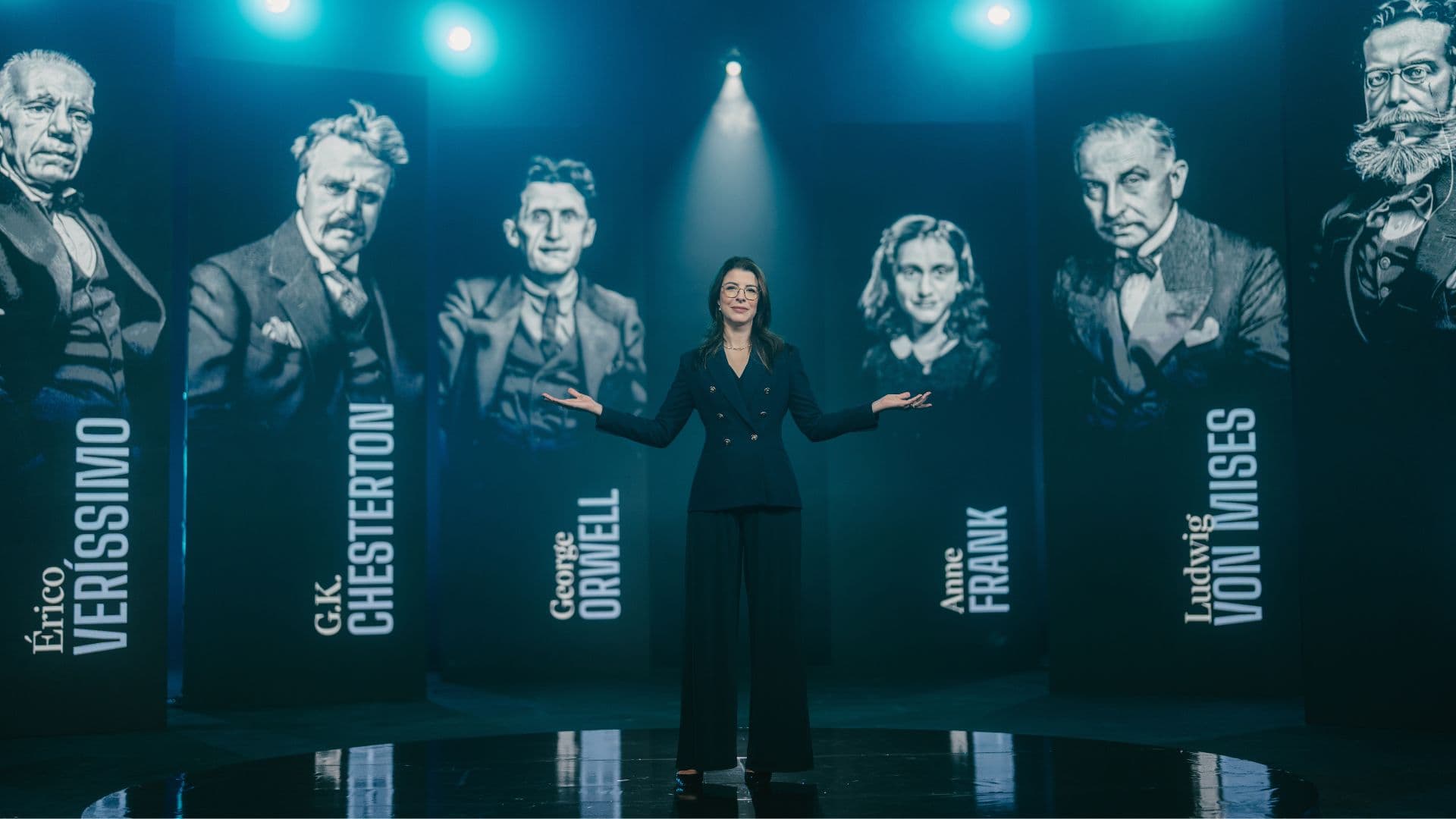 Lara Brenner é a apresentadora oficial do Viva Entre Gigantes.