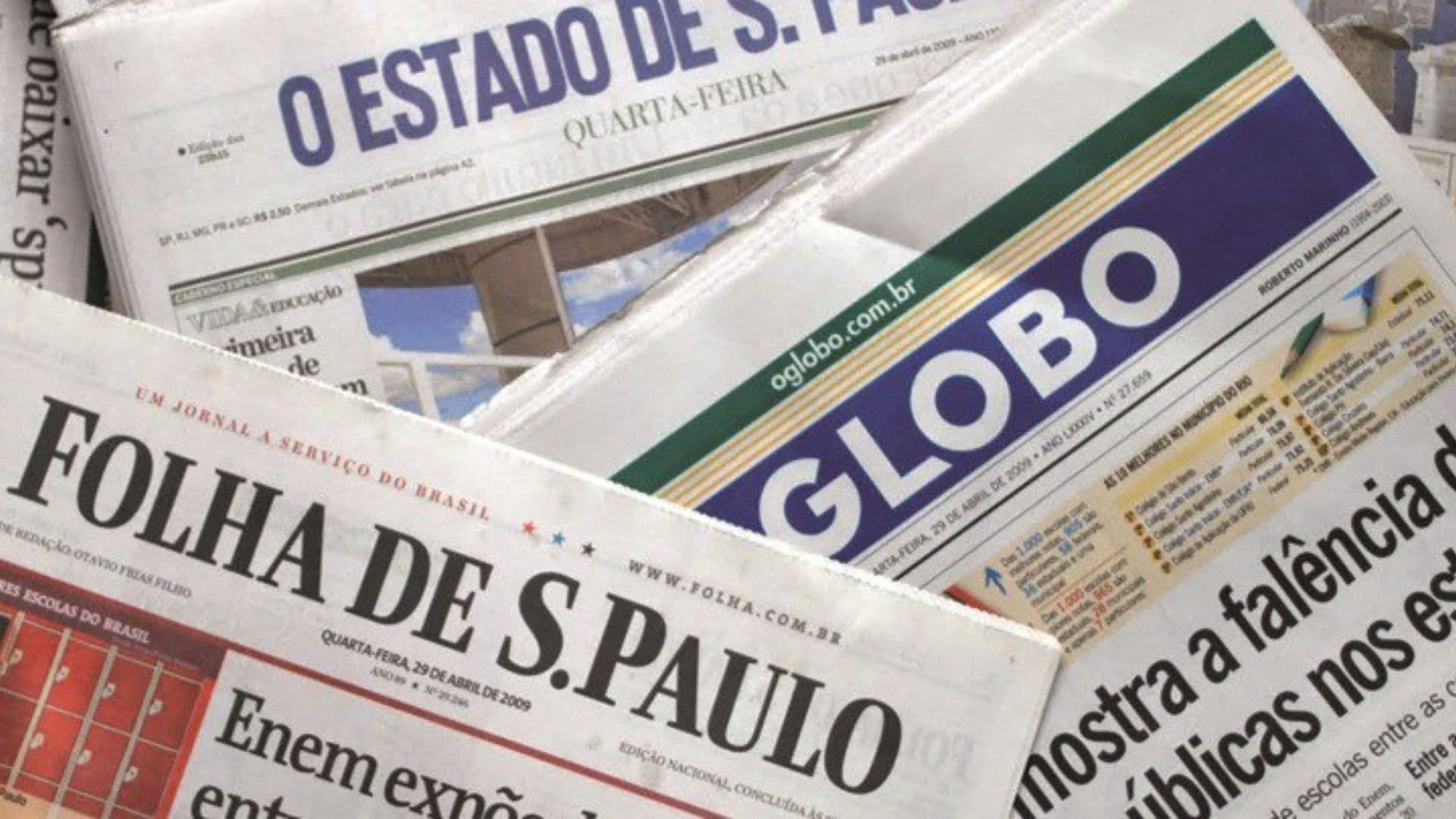 capas de jornais da grande mídia brasileira, veja o que ela pensa sobre Lula e o STF.