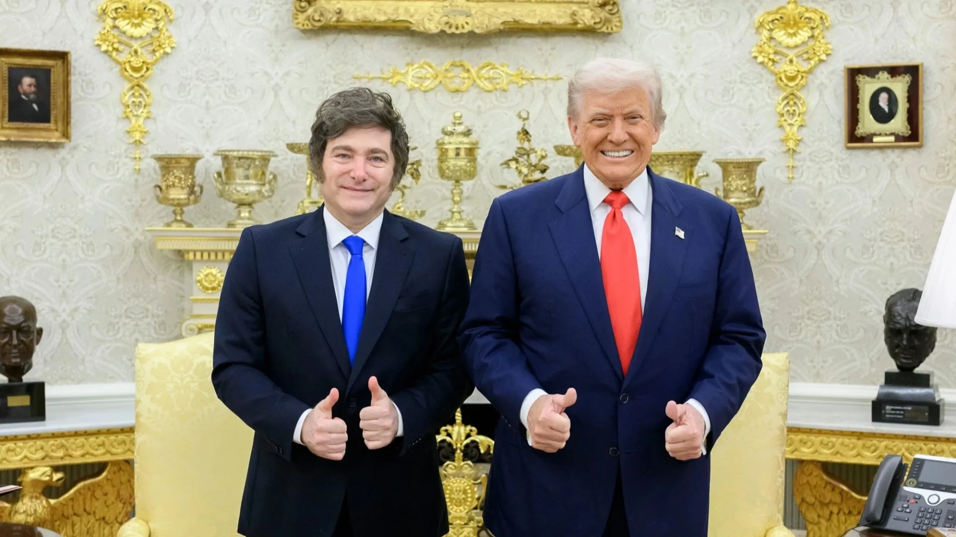 Javier Milei e Donald Trump