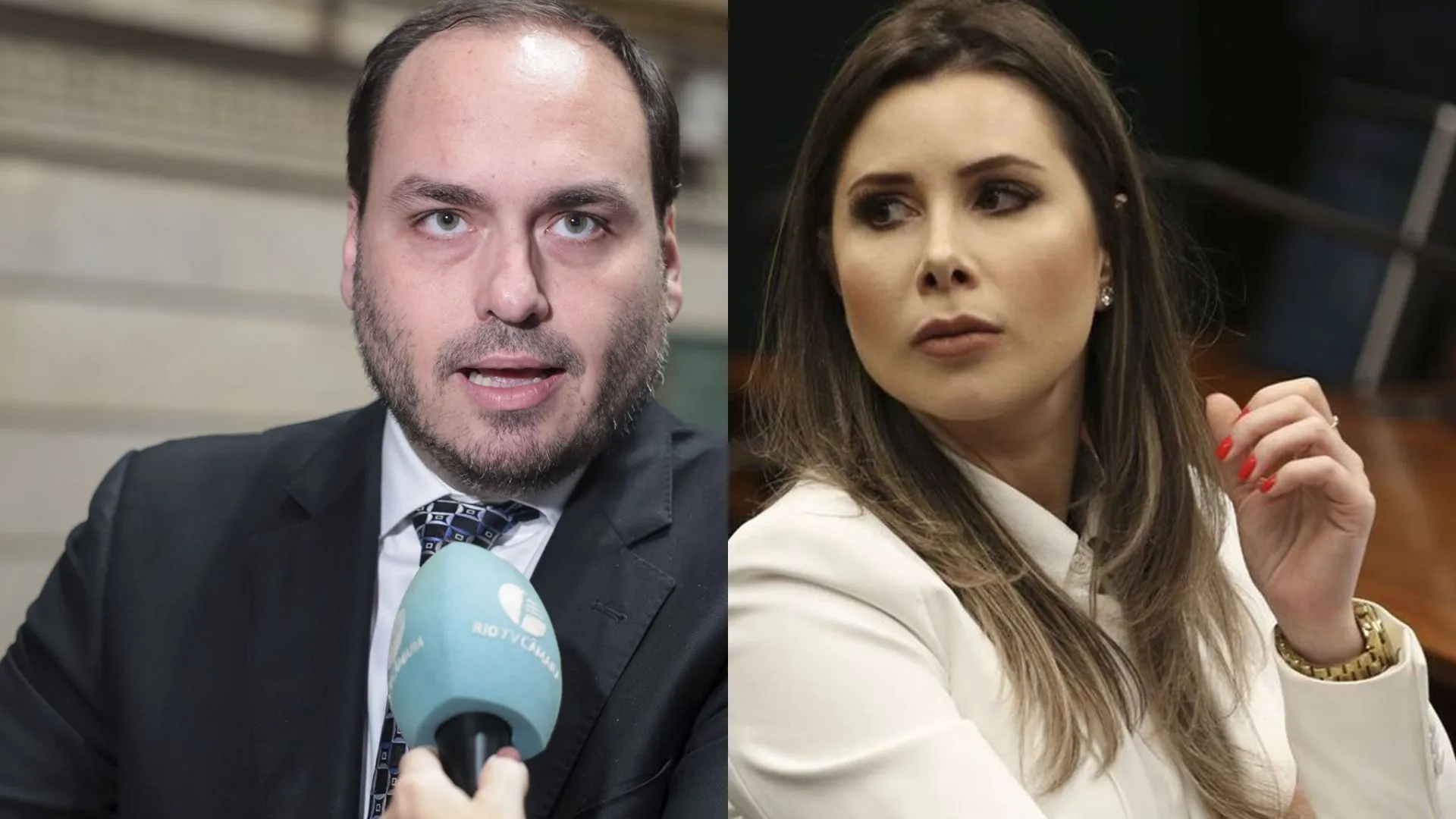 Eduardo Bolsonaro X Carol de Toni
