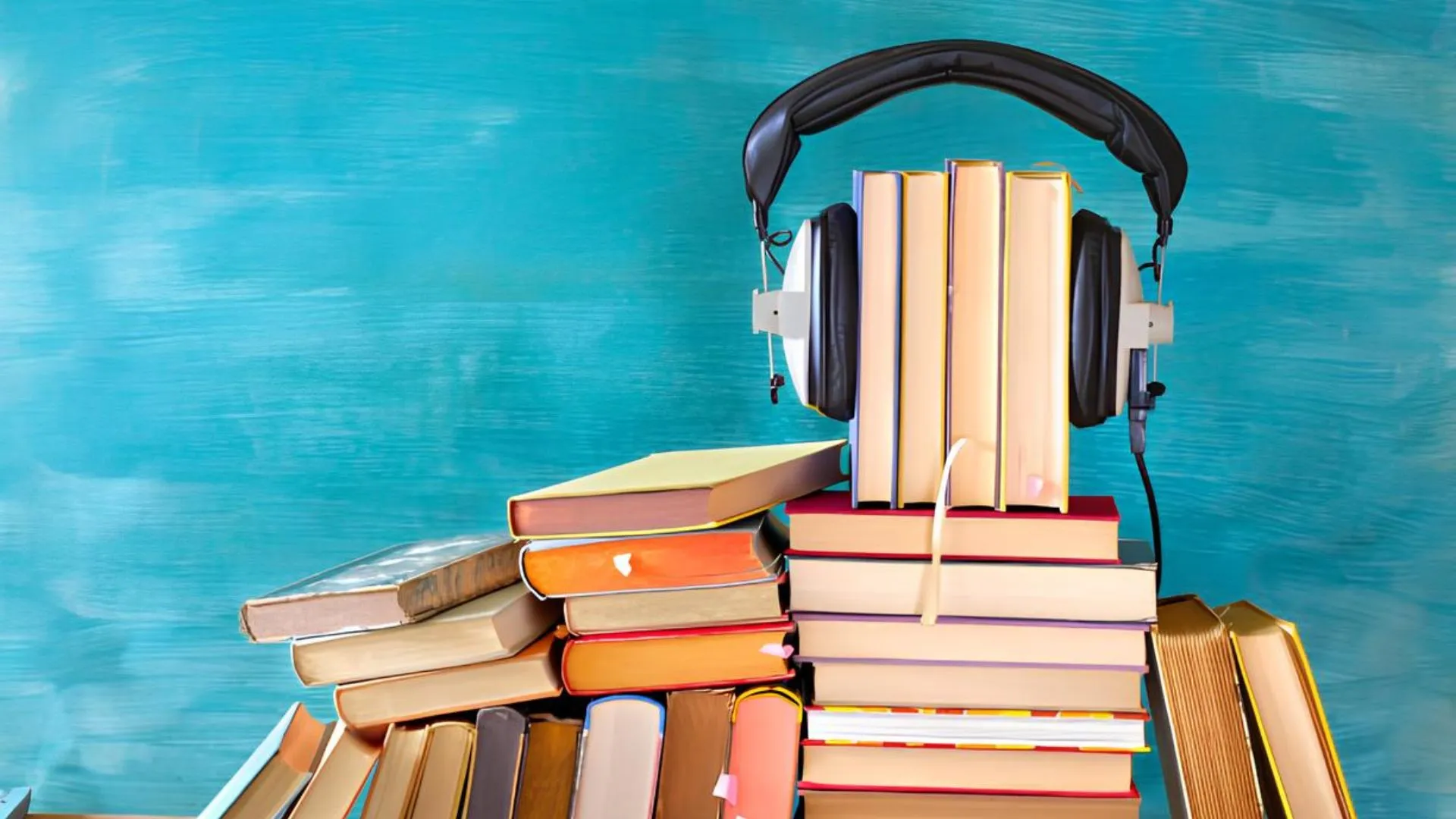 Livros empilhados
