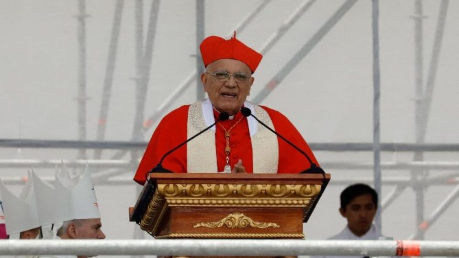 Cardeal Baltazar Porras, o sacerdote impedido de viajar pela ditadura venezuelana.