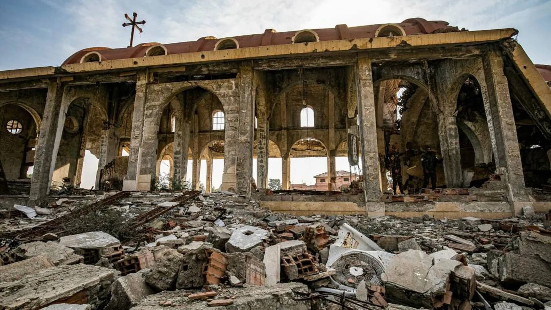 Igreja destruida