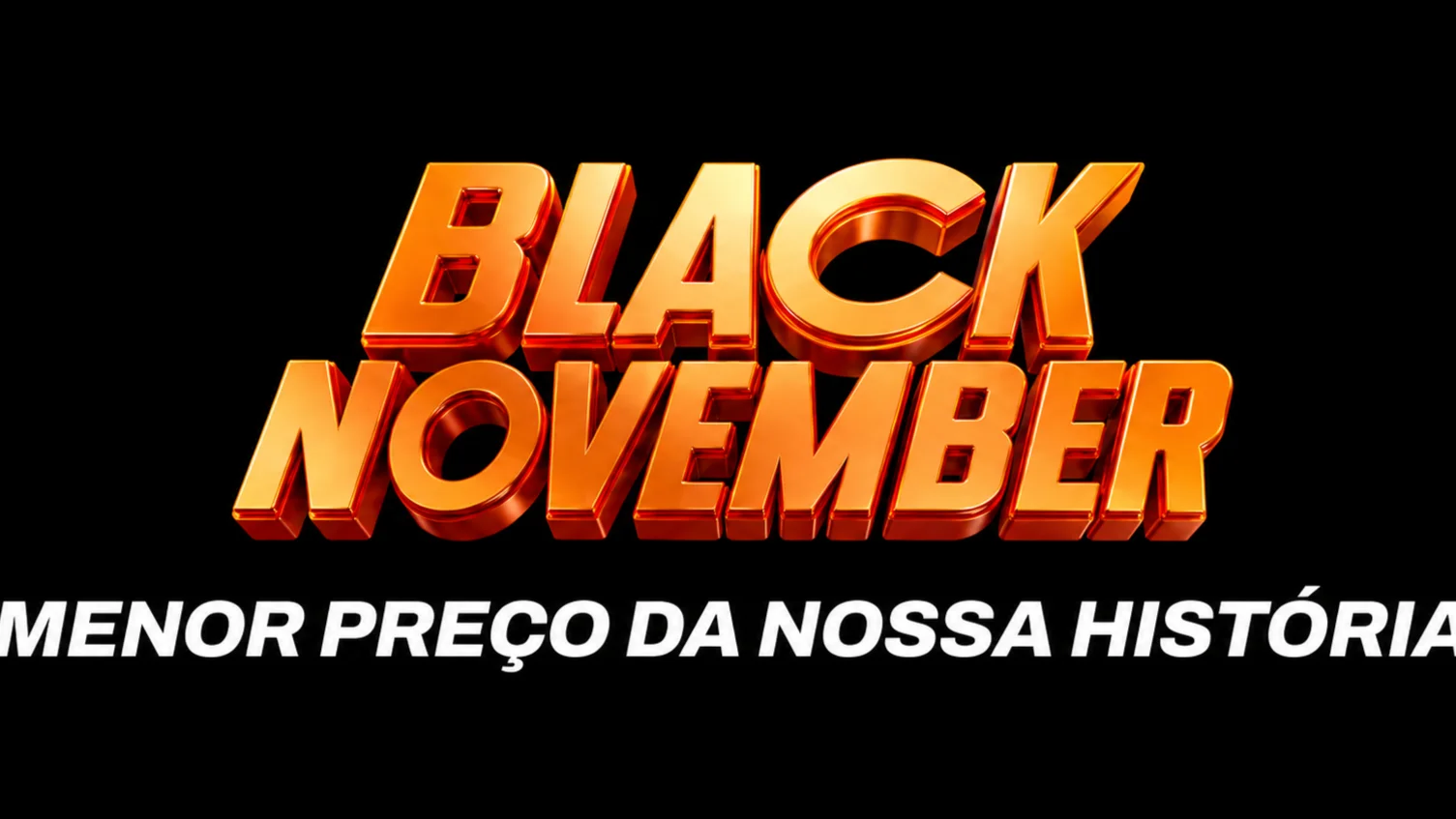 Arte da Black November da Brasil Paralelo