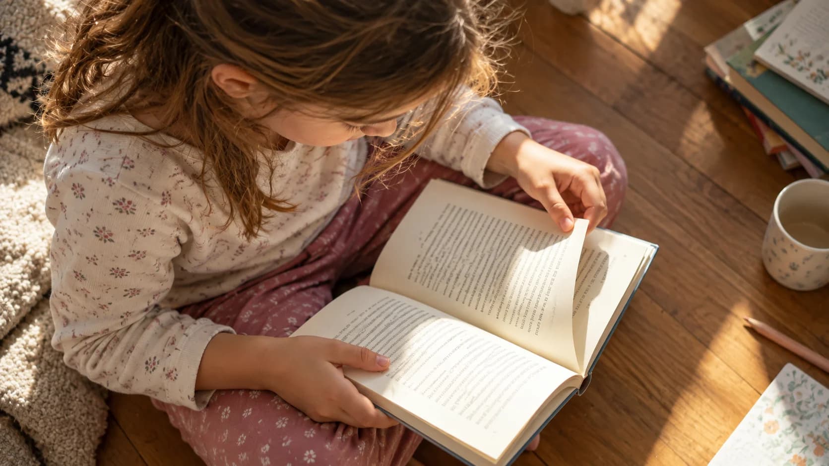 A leitura cria vínculos e impacta diretamente o desenvolvimento infantill.
