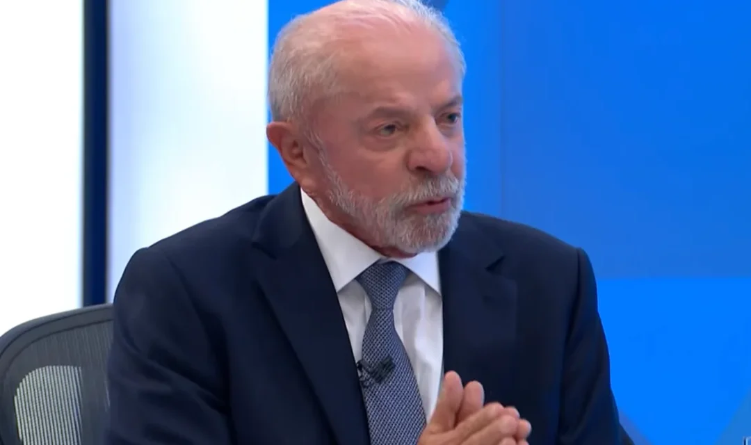 Lula durante entrevista