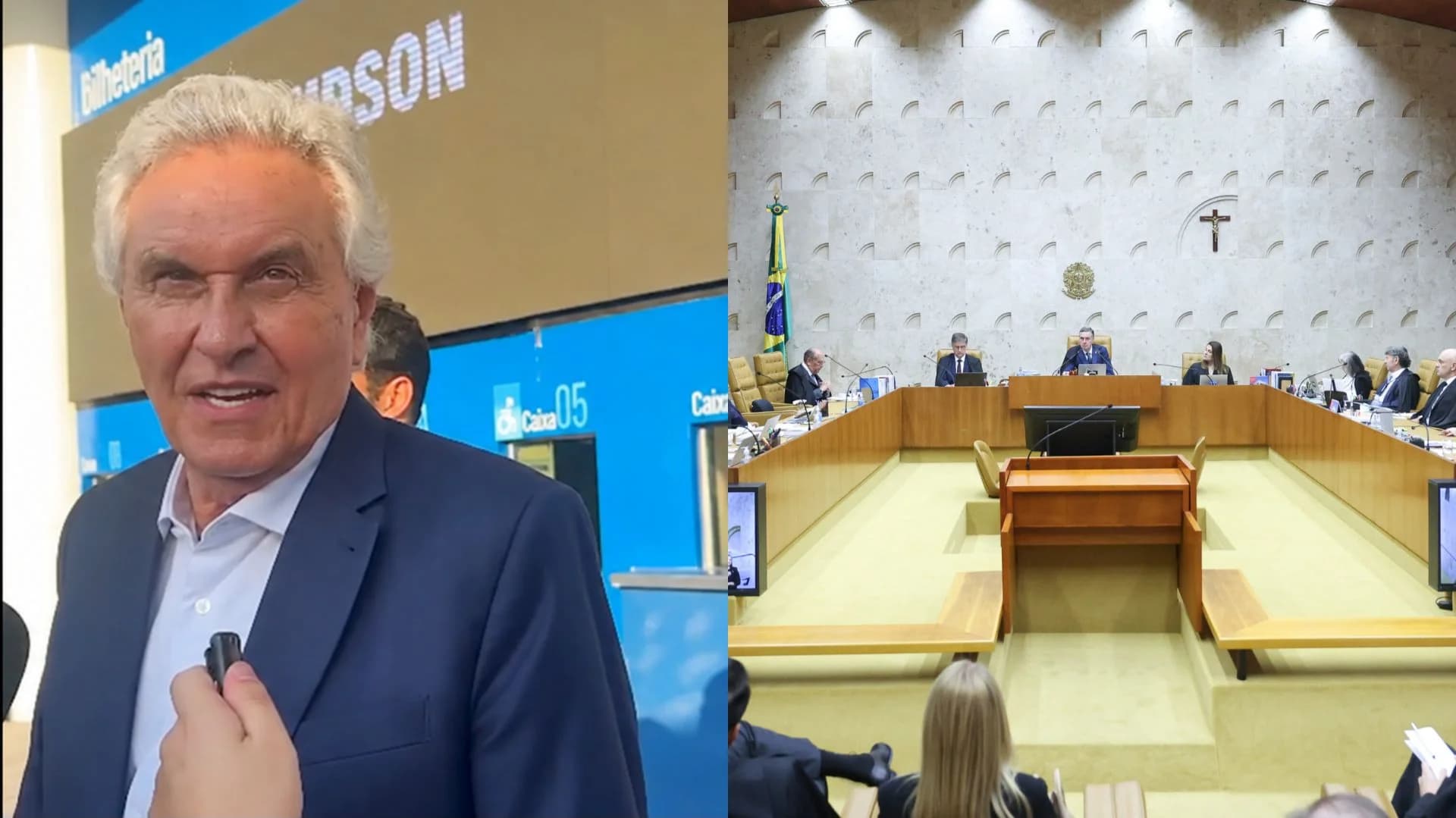 Ronaldo Caiado criticou ação do STF