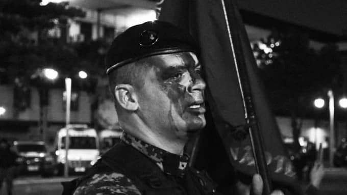 Policial Militar assassiando por traficantes o Rio de janeiro