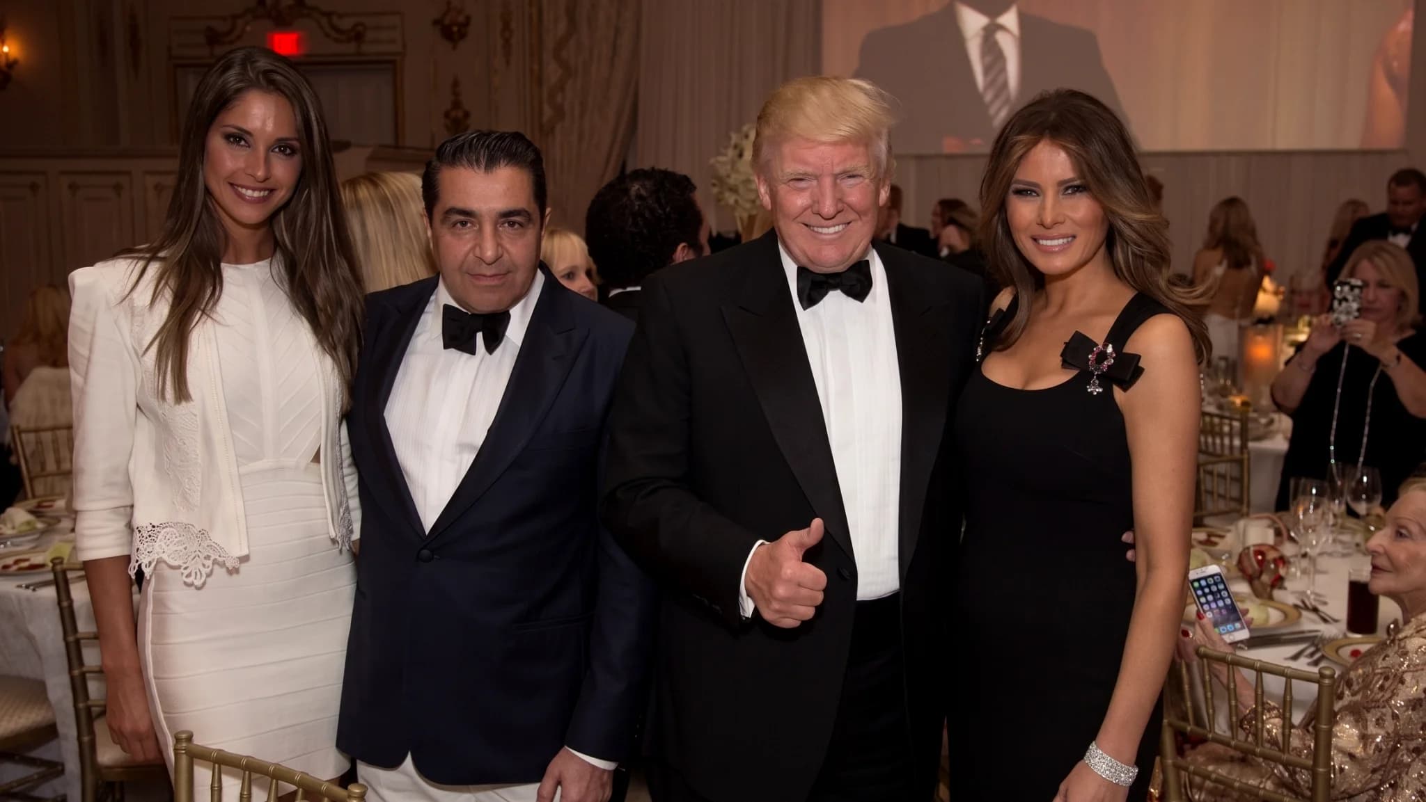 Paolo Zampolli e Donald Trump