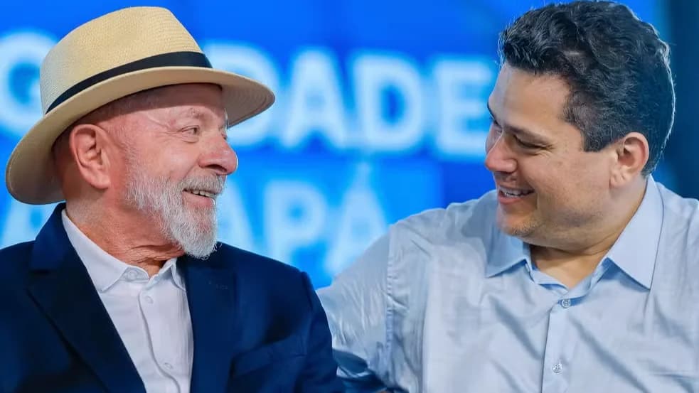 Lula e Davi Alcolumbre